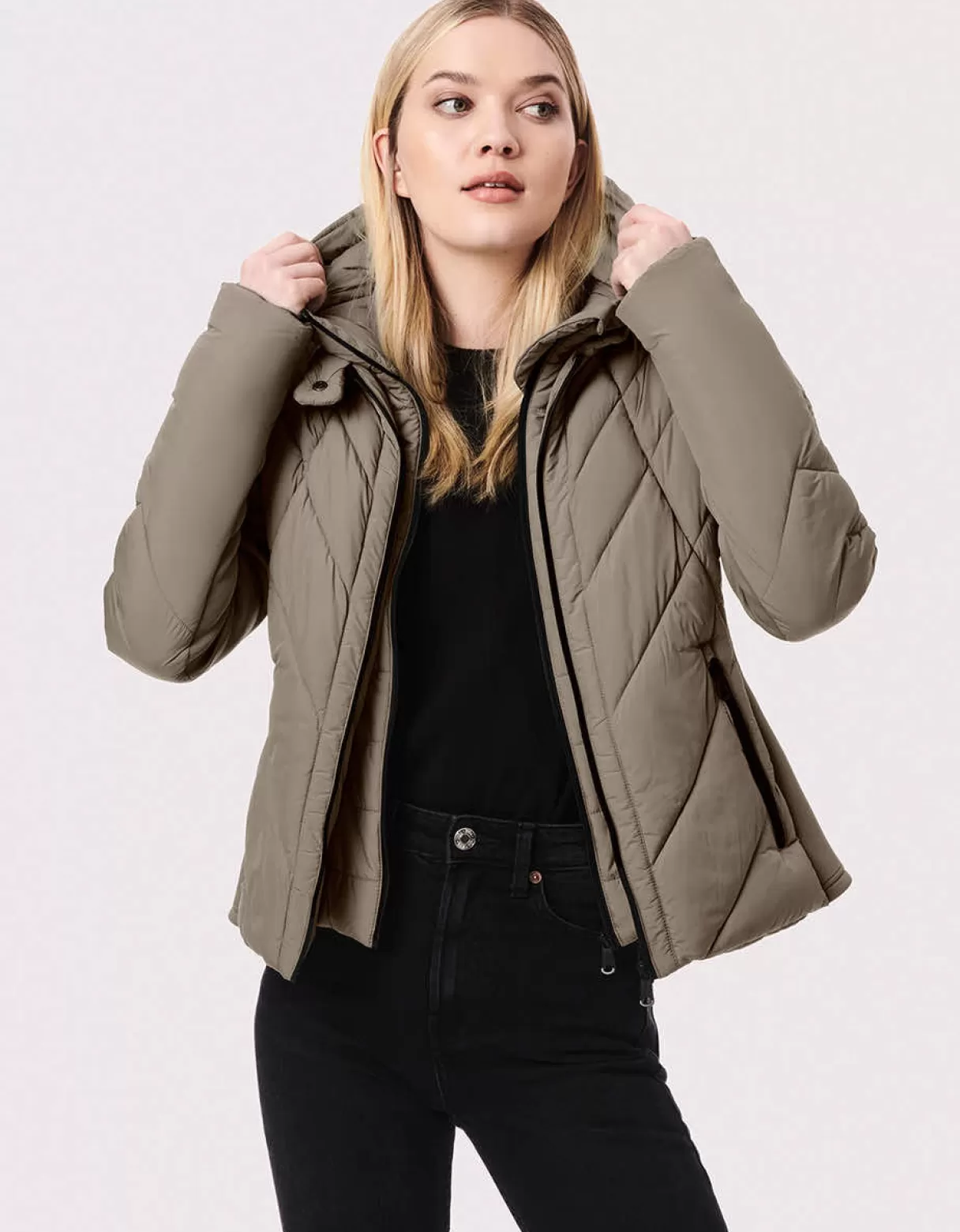 Women Bernardo Fashions Jackets>Active Double Puffer Jacket Ii