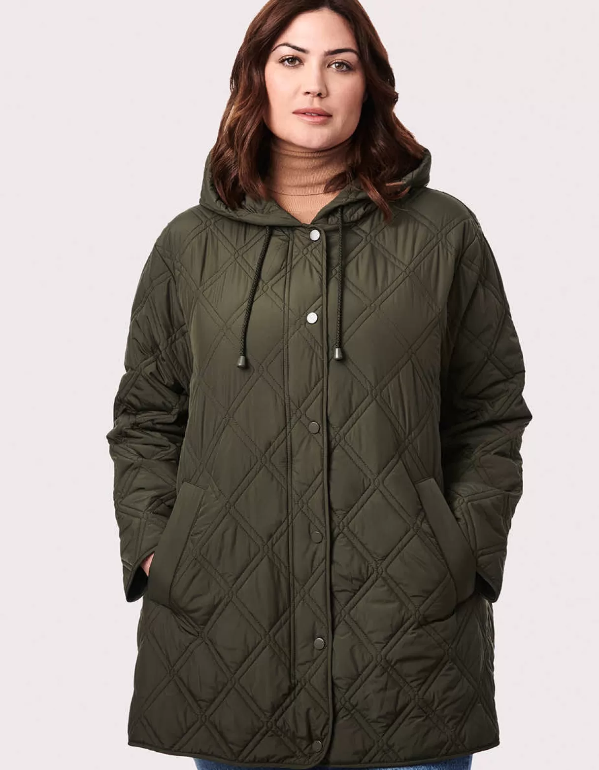 Women Bernardo Fashions Jackets>Arboretum Relaxed Puffer Jacket - Curve