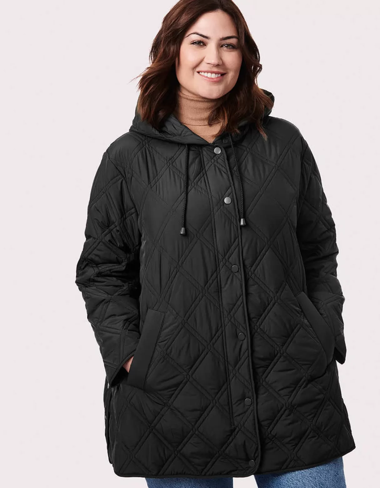 Women Bernardo Fashions Jackets>Arboretum Relaxed Puffer Jacket - Curve