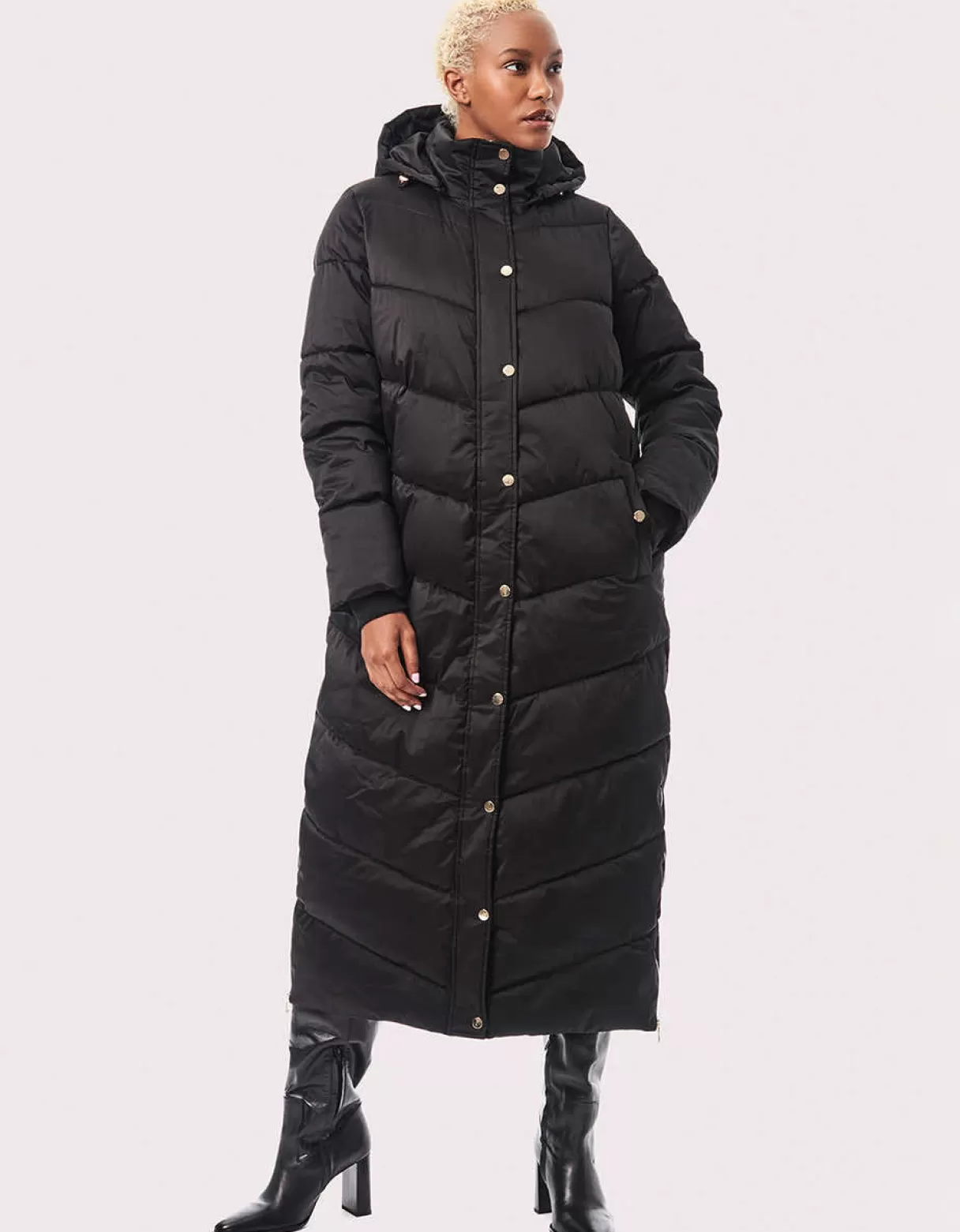 Women Bernardo Fashions Heavy Winter Coats>Astoria Long Winter Puffer Coat