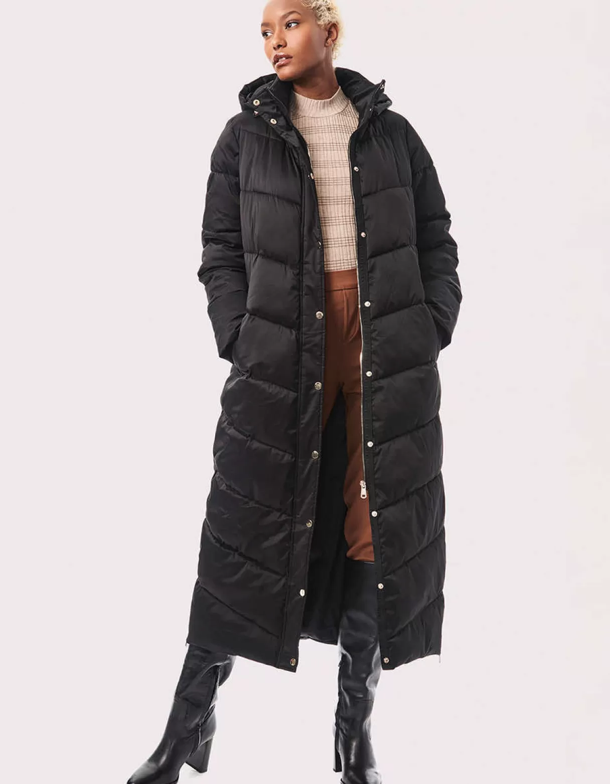 Women Bernardo Fashions Heavy Winter Coats>Astoria Long Winter Puffer Coat