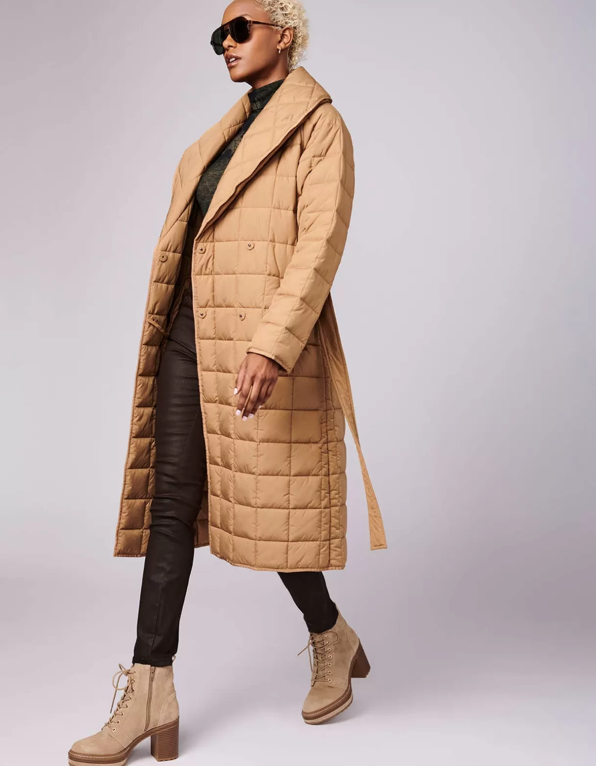 Women Bernardo Fashions Long Coats>Charleston Long Puffer Coat