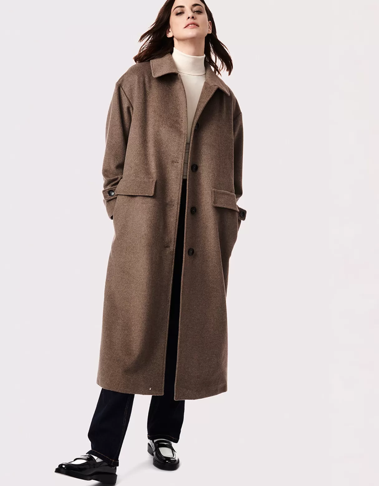 Women Bernardo Fashions Wool>Chateau Chic Long Wool Coat