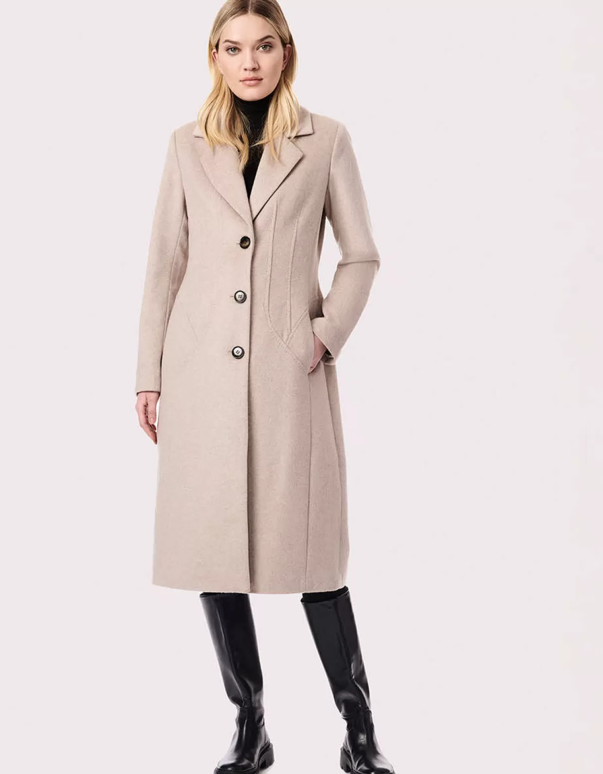 Women Bernardo Fashions Wool>City Chic Long Wool Coat