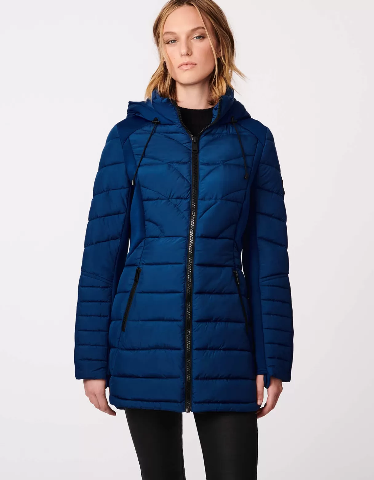 Women Bernardo Fashions Performance>City Hybrid Puffer Coat