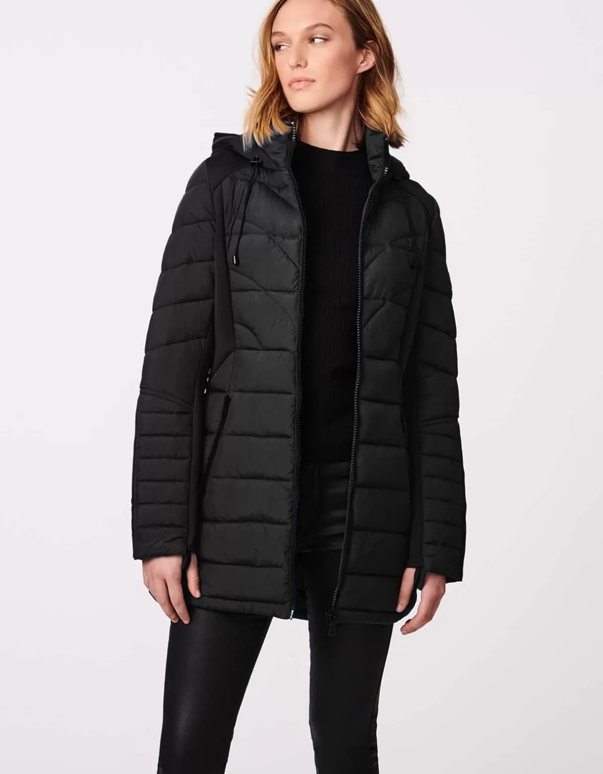 Women Bernardo Fashions Walkers>City Hybrid Puffer Coat