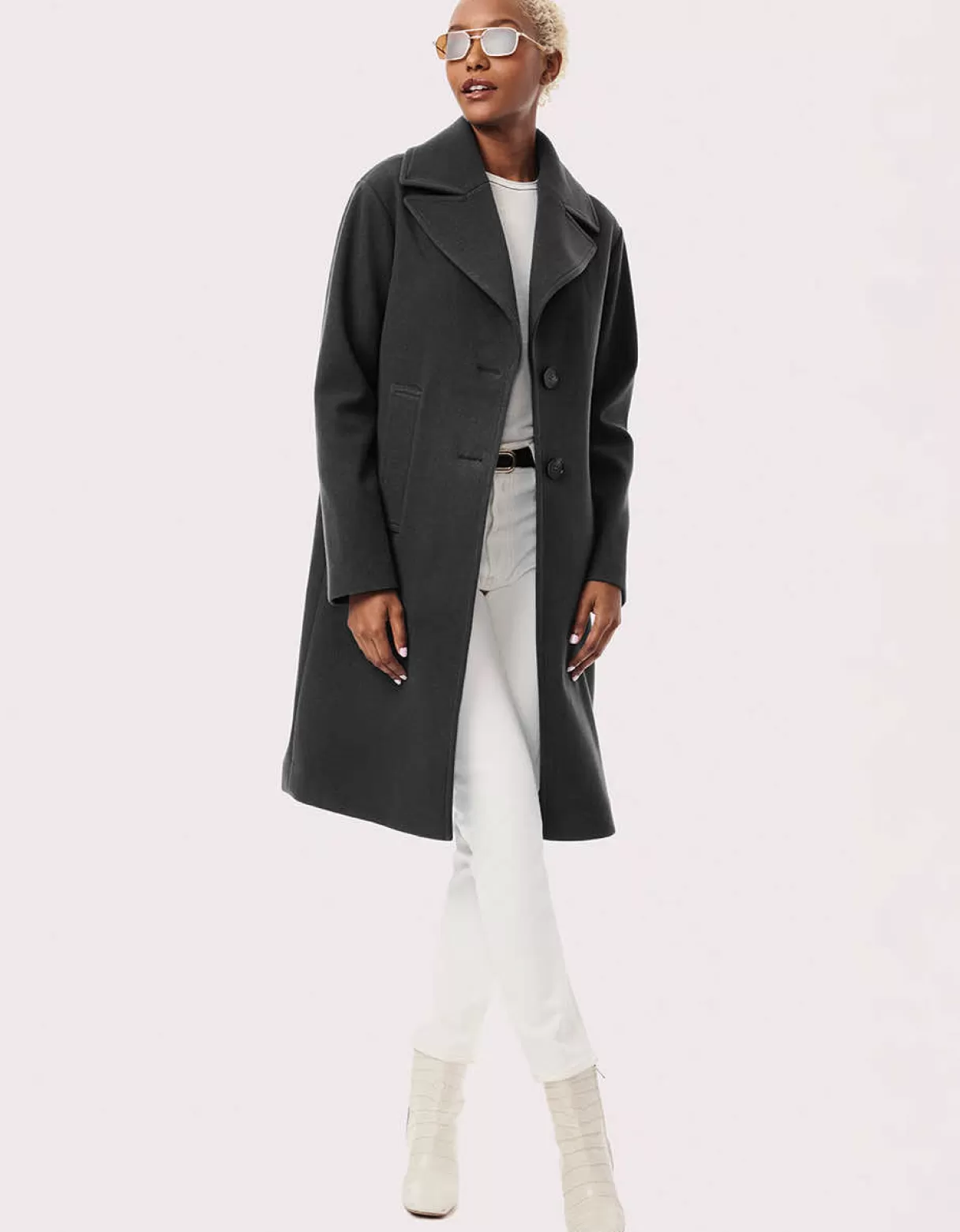 Women Bernardo Fashions Wool>Desk To Dinner Wool Coat