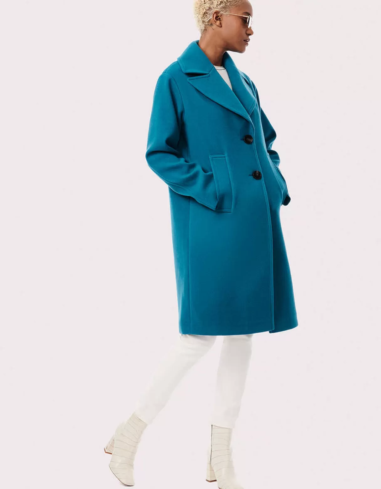 Women Bernardo Fashions Wool>Desk To Dinner Wool Coat