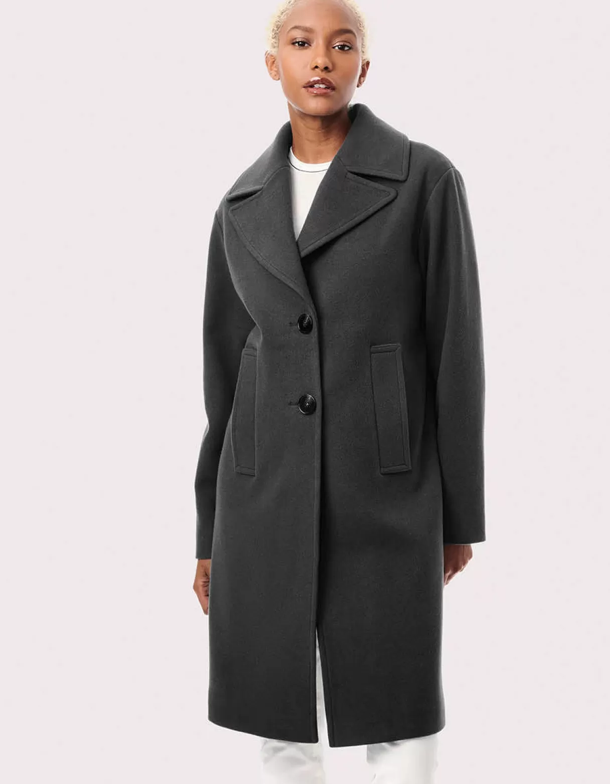 Women Bernardo Fashions Wool>Desk To Dinner Wool Coat