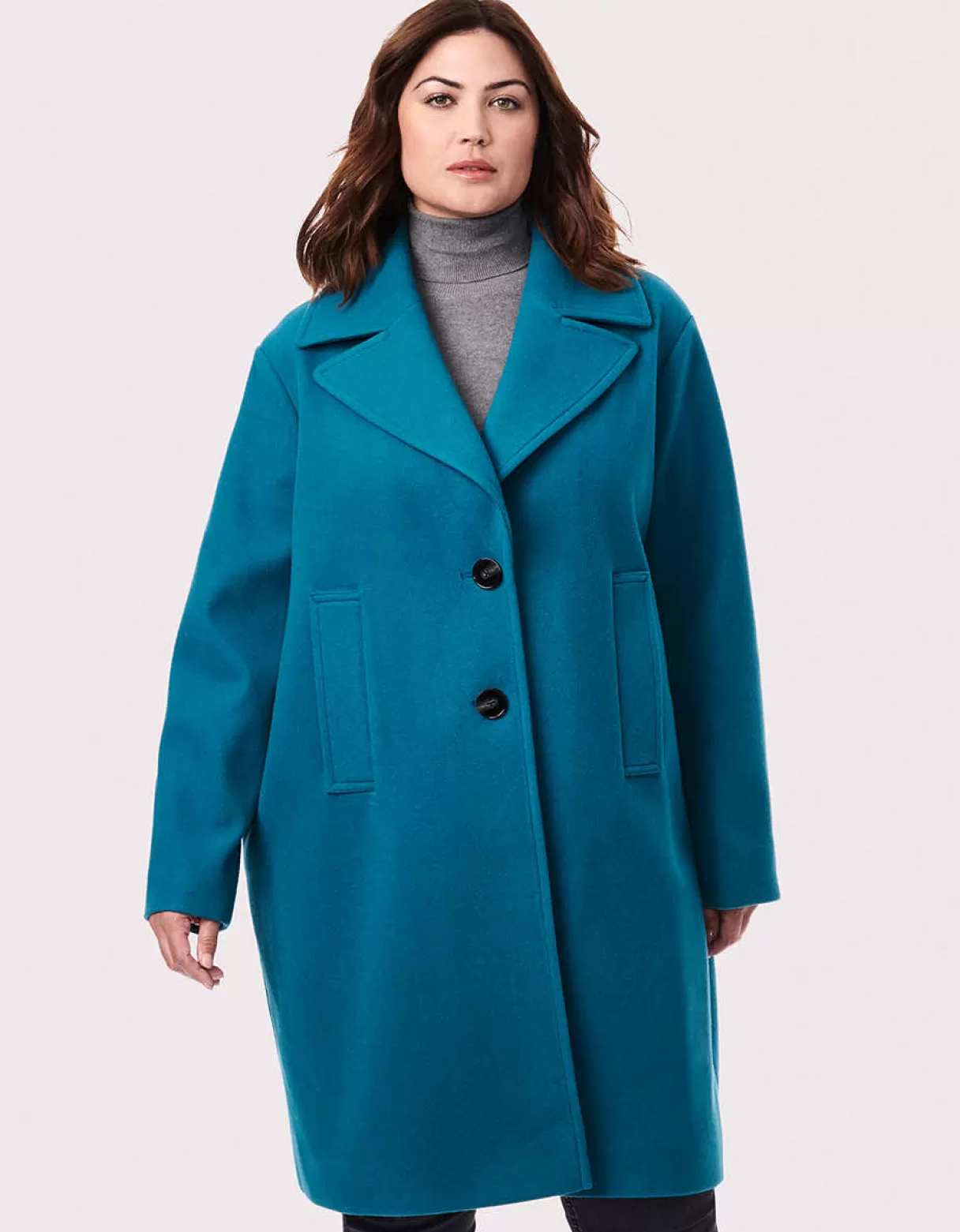 Women Bernardo Fashions Wool>Desk To Dinner Wool Coat - Curve