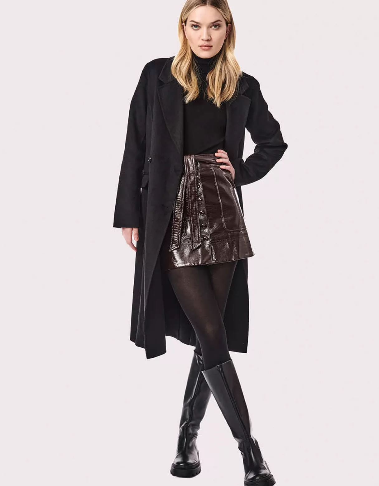 Women Bernardo Fashions Wool>Downtown Brickell Long Coat