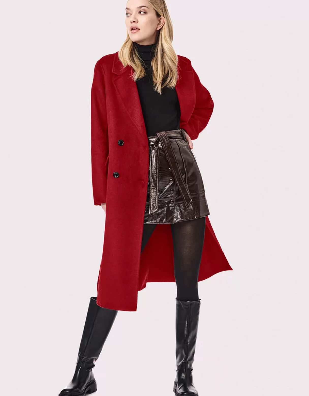 Women Bernardo Fashions Wool>Downtown Brickell Long Coat