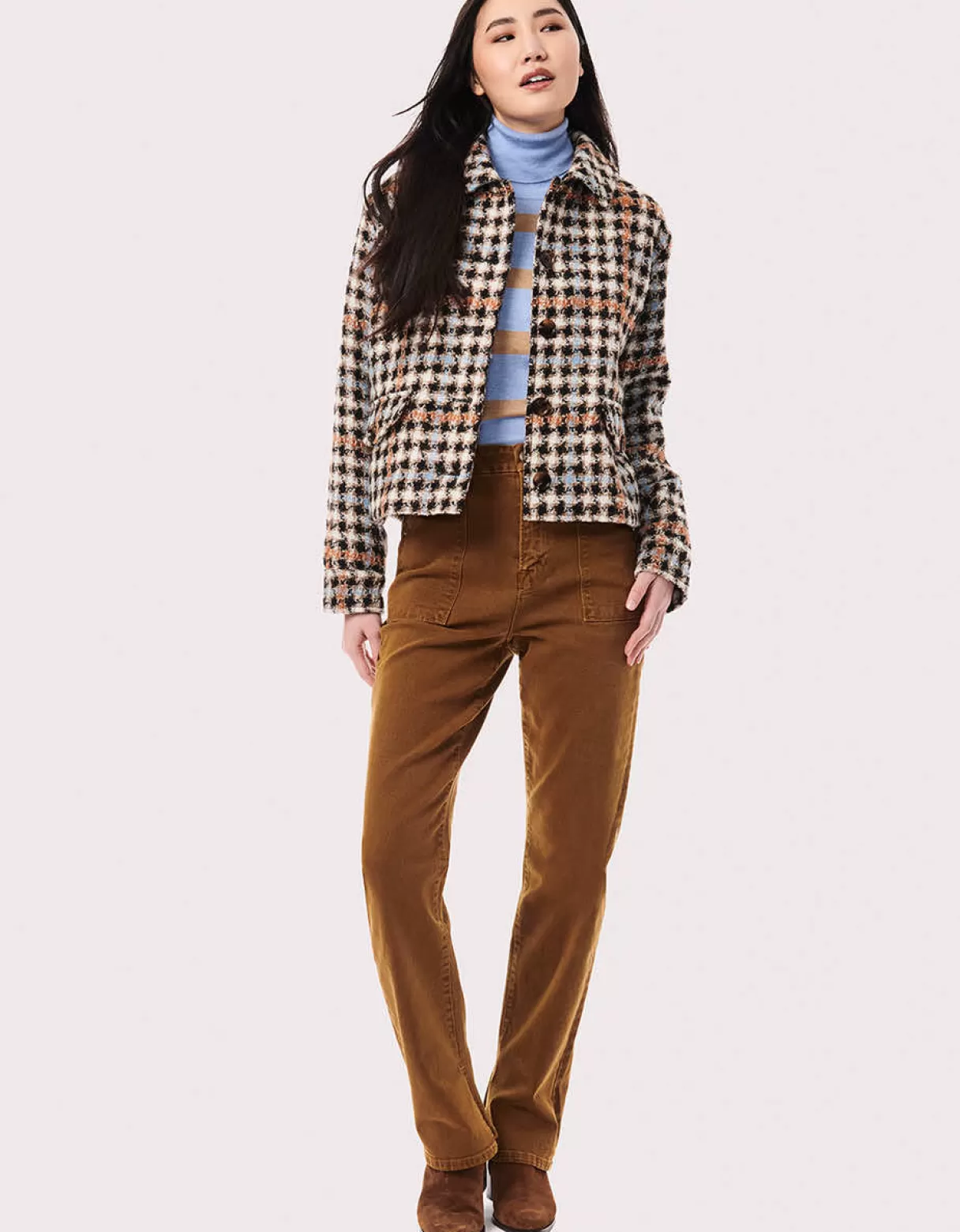 Women Bernardo Fashions Wool>Hayden Houndstooth Wool Jacket