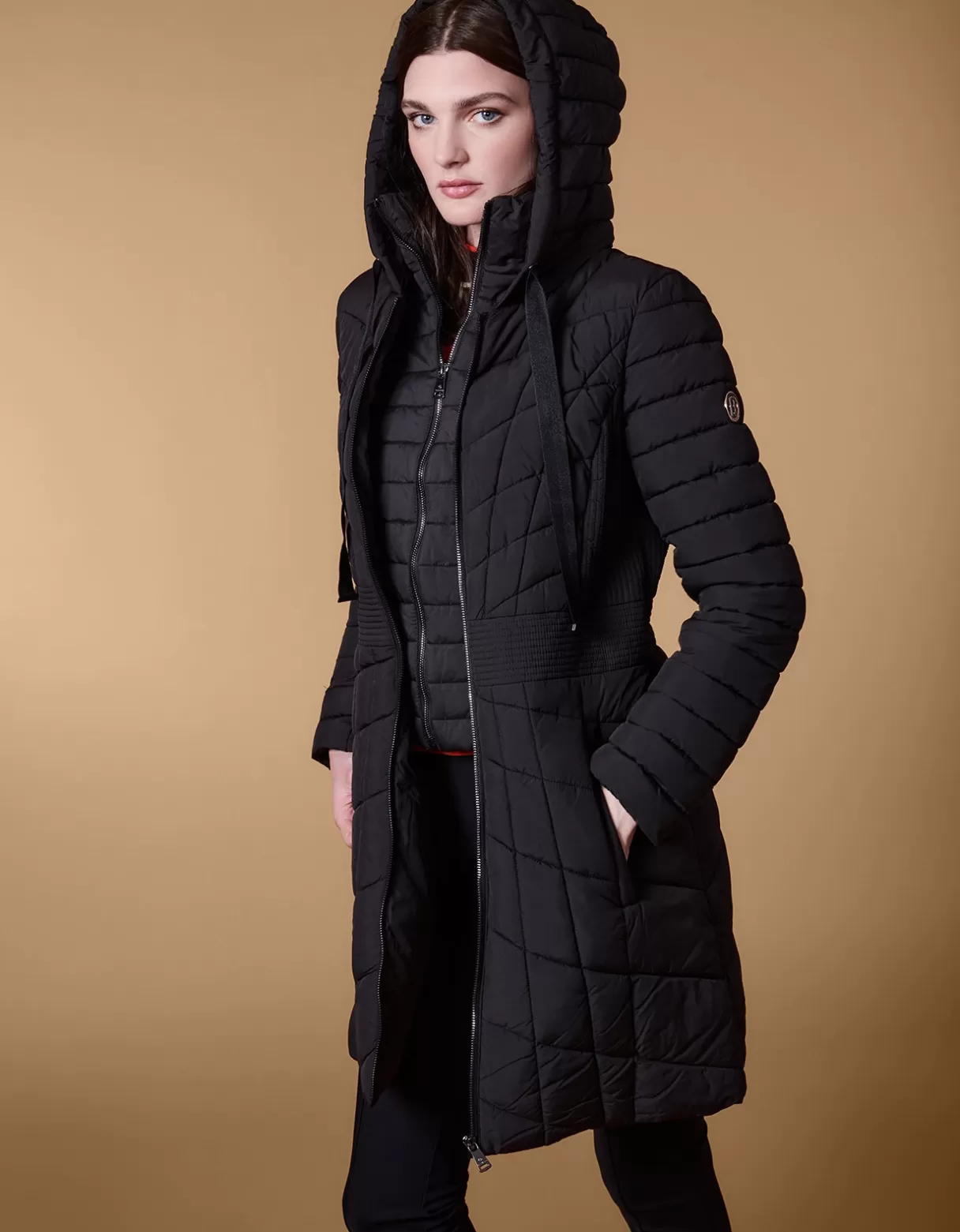 Women Bernardo Fashions Walkers>Latitude Flare Double Up Puffer