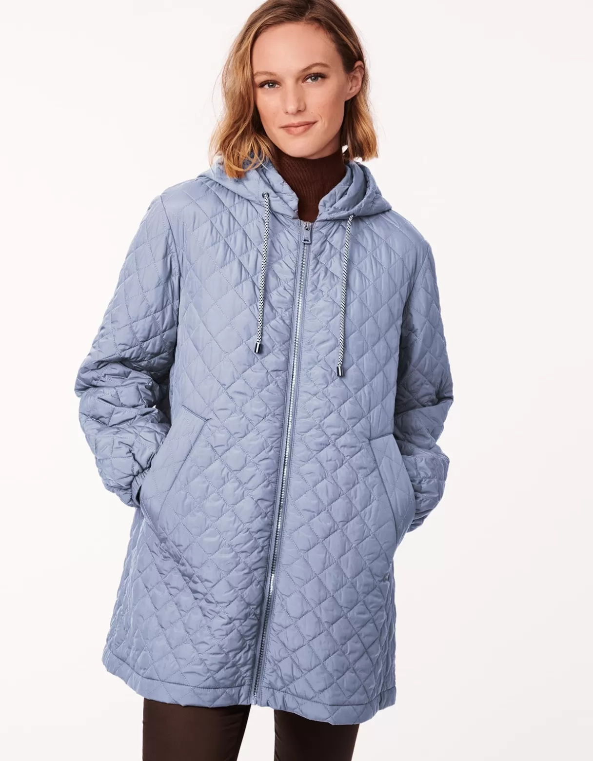 Women Bernardo Fashions Walkers>Lite Quilted Coat