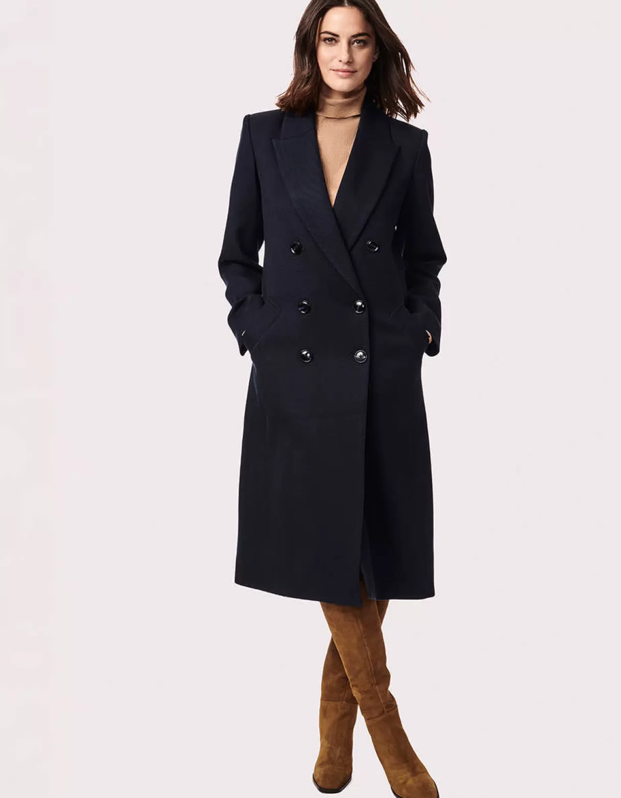 Women Bernardo Fashions Wool>London Long Vegan-Wool Coat