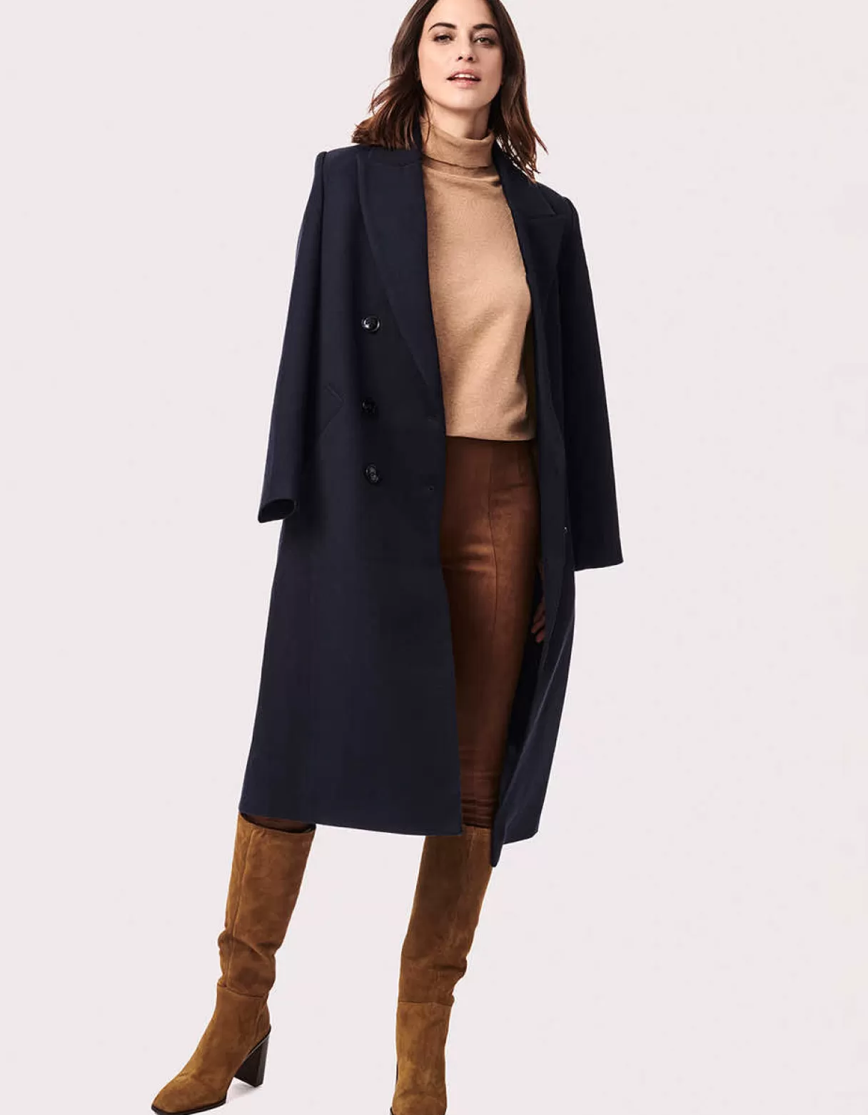 Women Bernardo Fashions Wool>London Long Vegan-Wool Coat