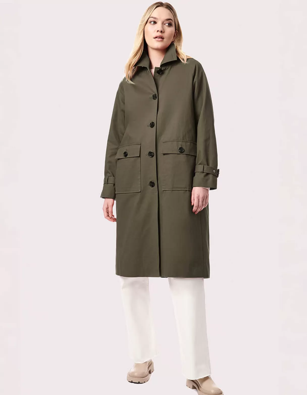 Women Bernardo Fashions Rain Or Shine>Mayfair Long Utility Coat