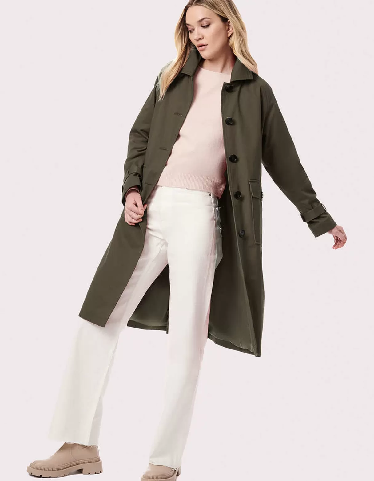 Women Bernardo Fashions Rain Or Shine>Mayfair Long Utility Coat