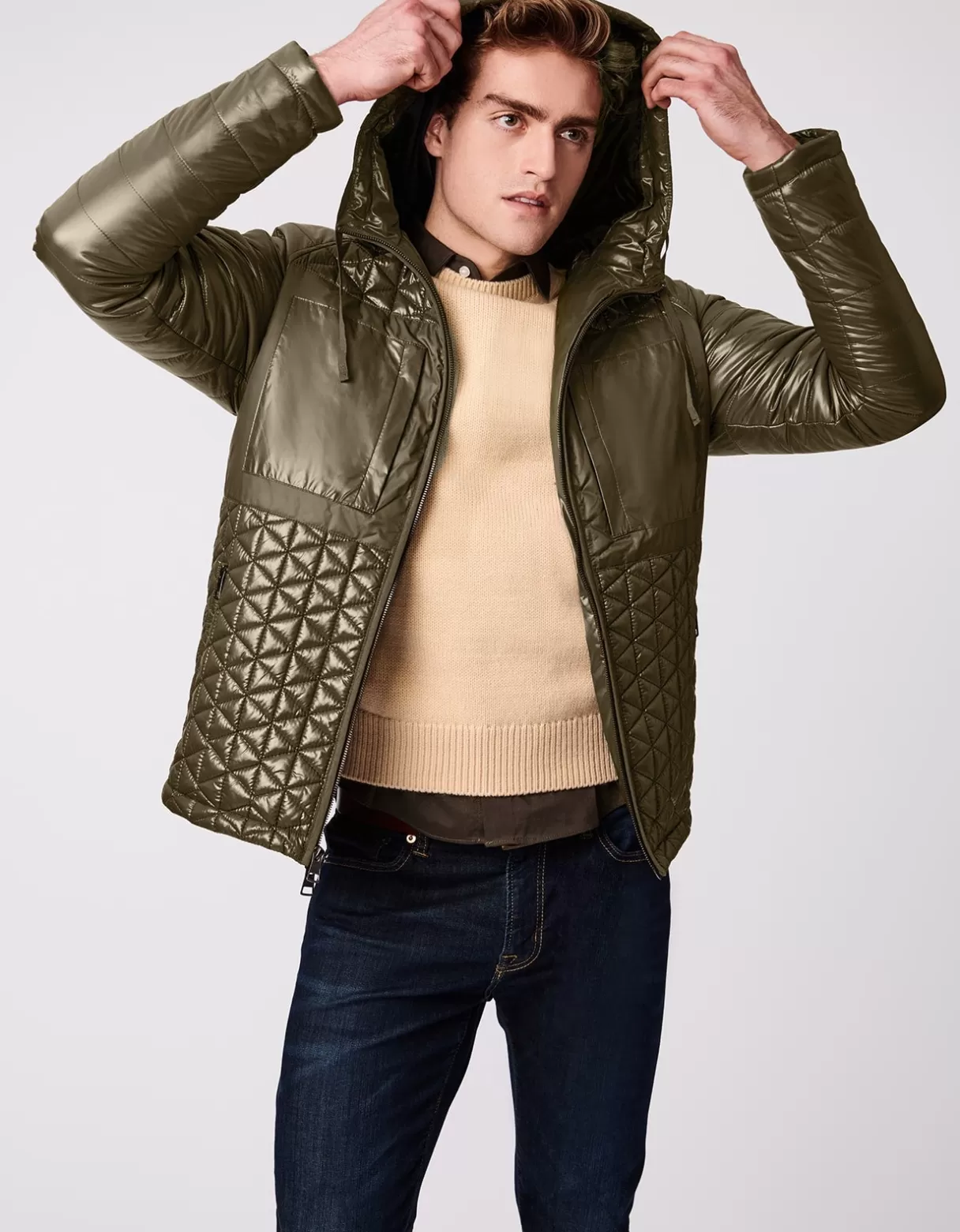 Men Bernardo Fashions Men>Men'S City Hooded Puffer Jacket