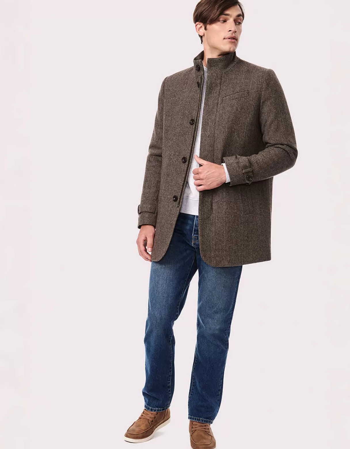 Men Bernardo Fashions Men>Men'S Country Club Wool Jacket