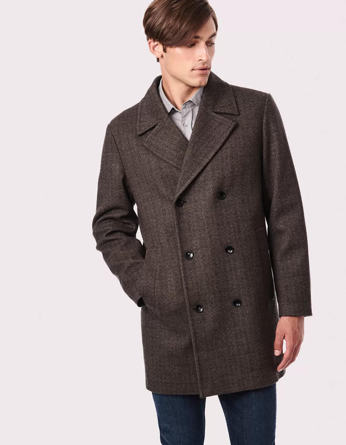 Men Bernardo Fashions Men>Men'S Oversized Wool Blazer