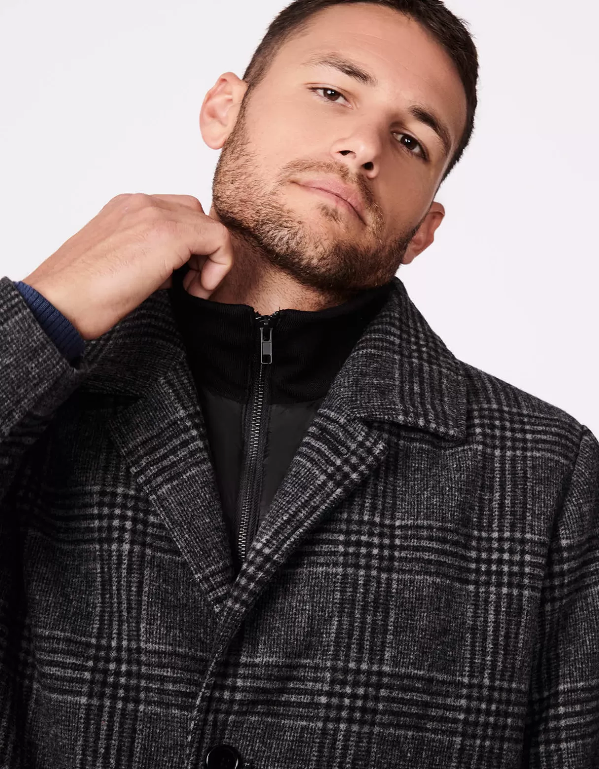 Men Bernardo Fashions Men>Men'S Versatile Valley Wool Coat