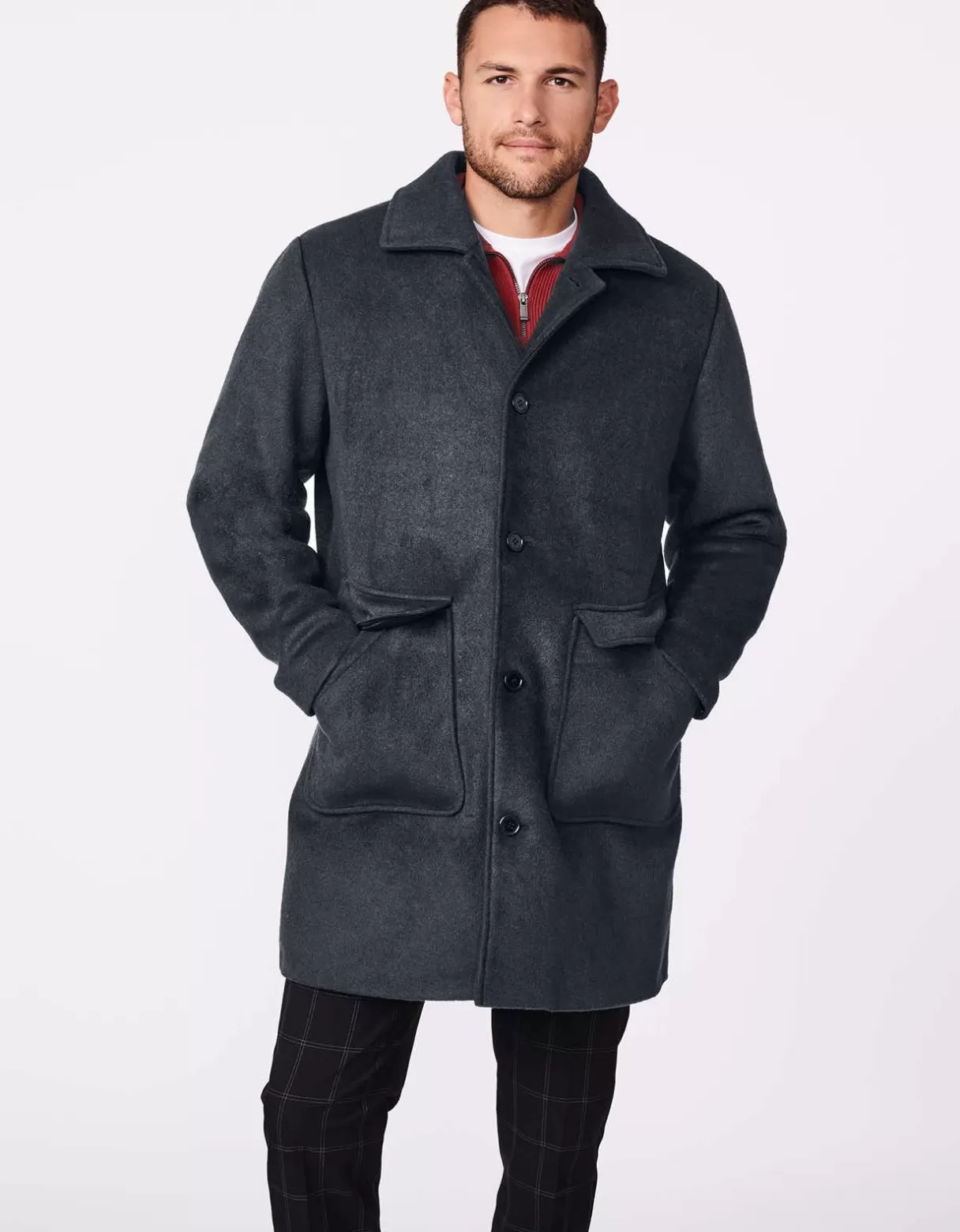 Men Bernardo Fashions Men>Men'S Work-To-Weekend Wool Coat