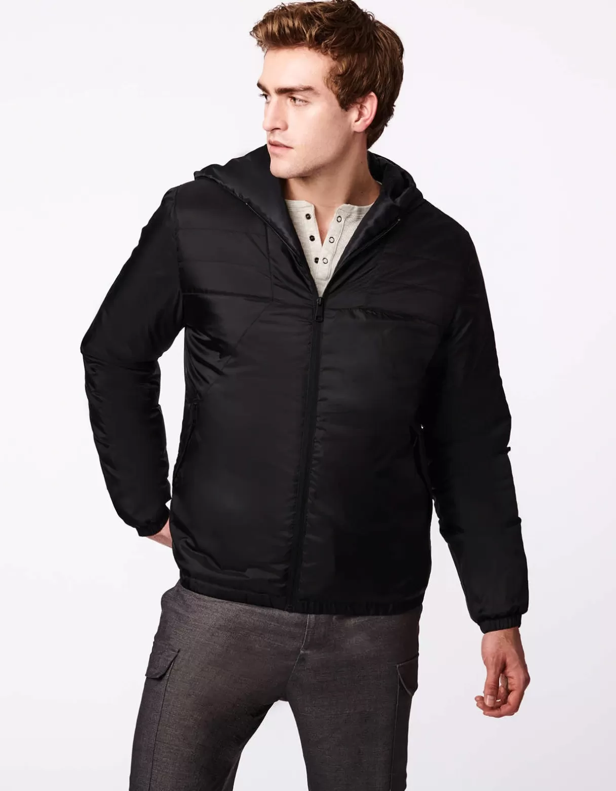 Men Bernardo Fashions Men>Men'S Zip Puffer Jacket