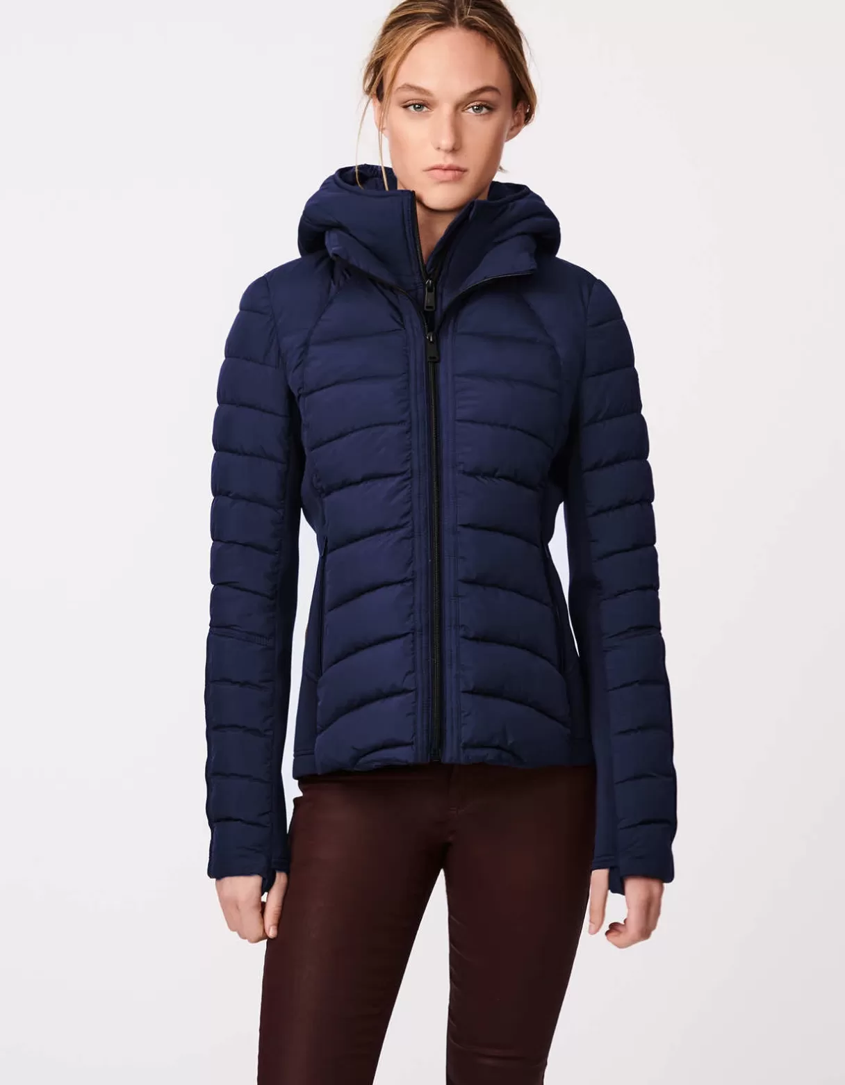 Women Bernardo Fashions Performance>Neo Active Double Up Hooded Puffer