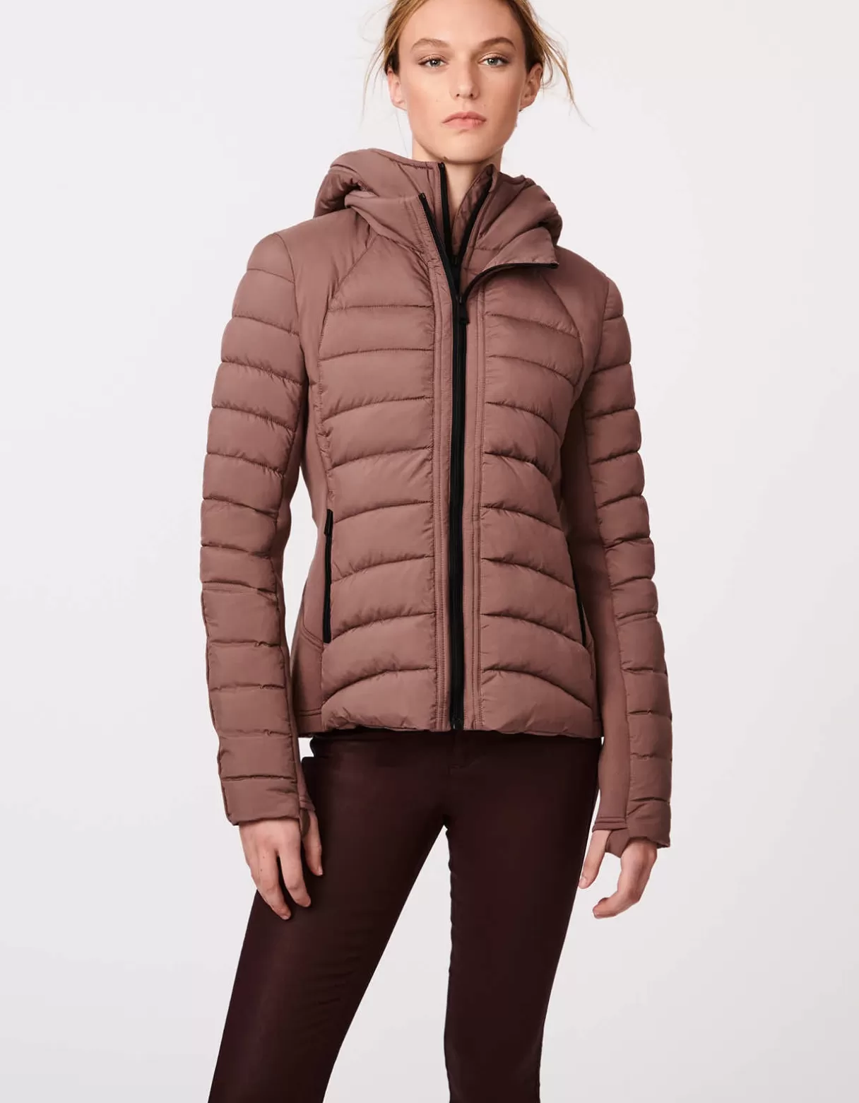 Women Bernardo Fashions Performance>Neo Active Double Up Hooded Puffer