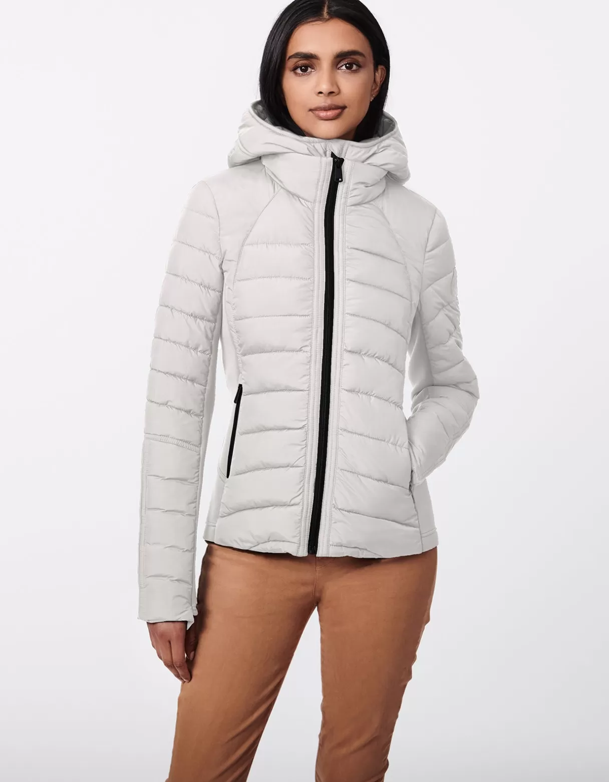 Women Bernardo Fashions Performance>Neo Active Double Up Hooded Puffer