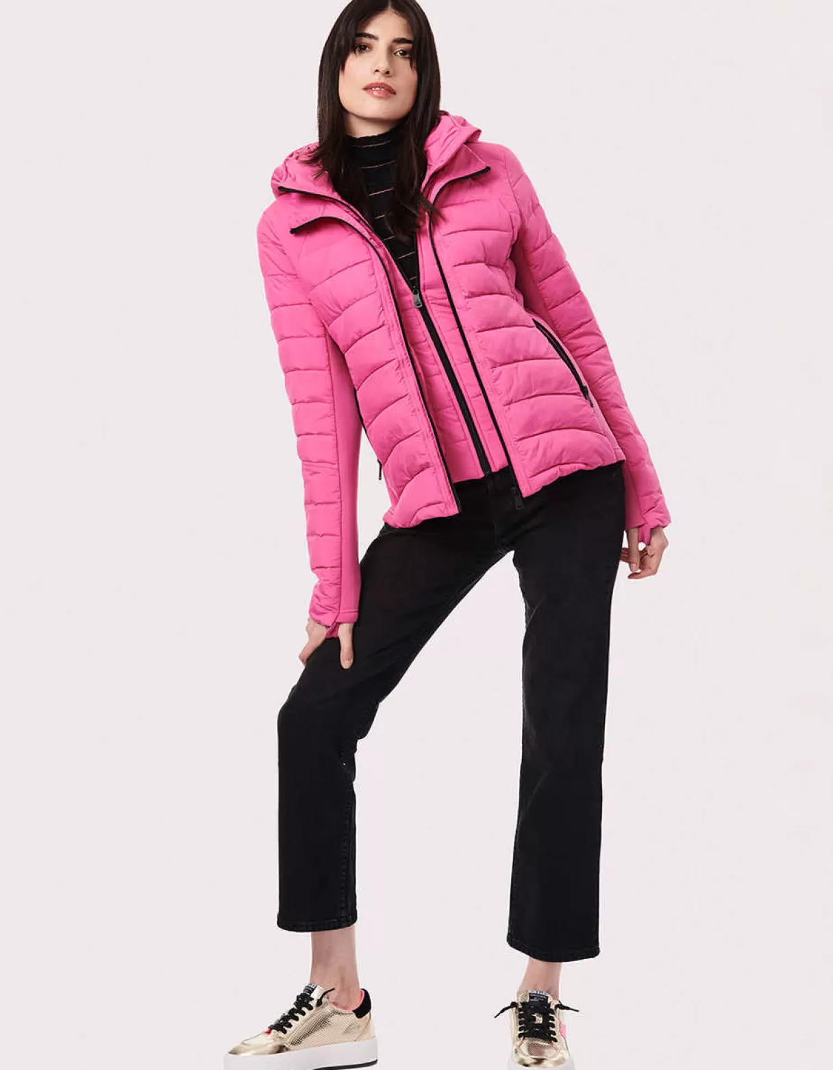 Women Bernardo Fashions Jackets>Neo Active Double Up Hooded Puffer