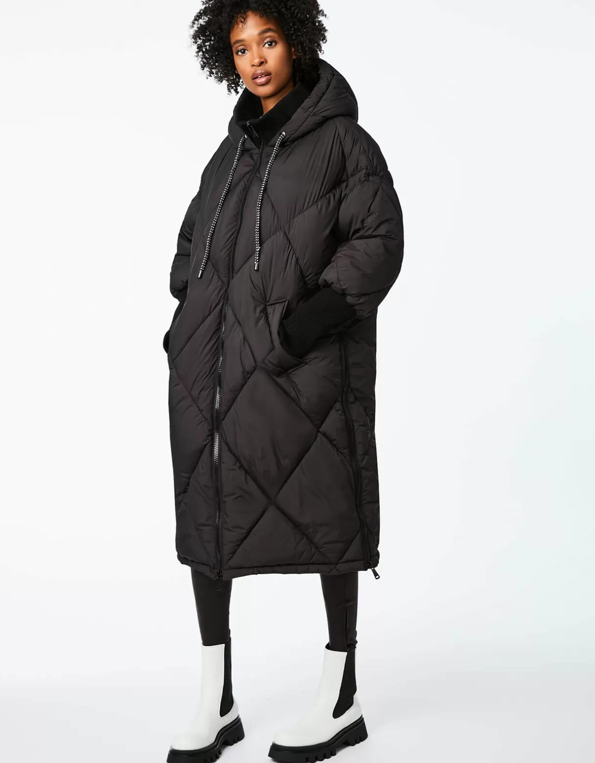 Women Bernardo Fashions Heavy Winter Coats>Oversized Sleeping Bag Coat