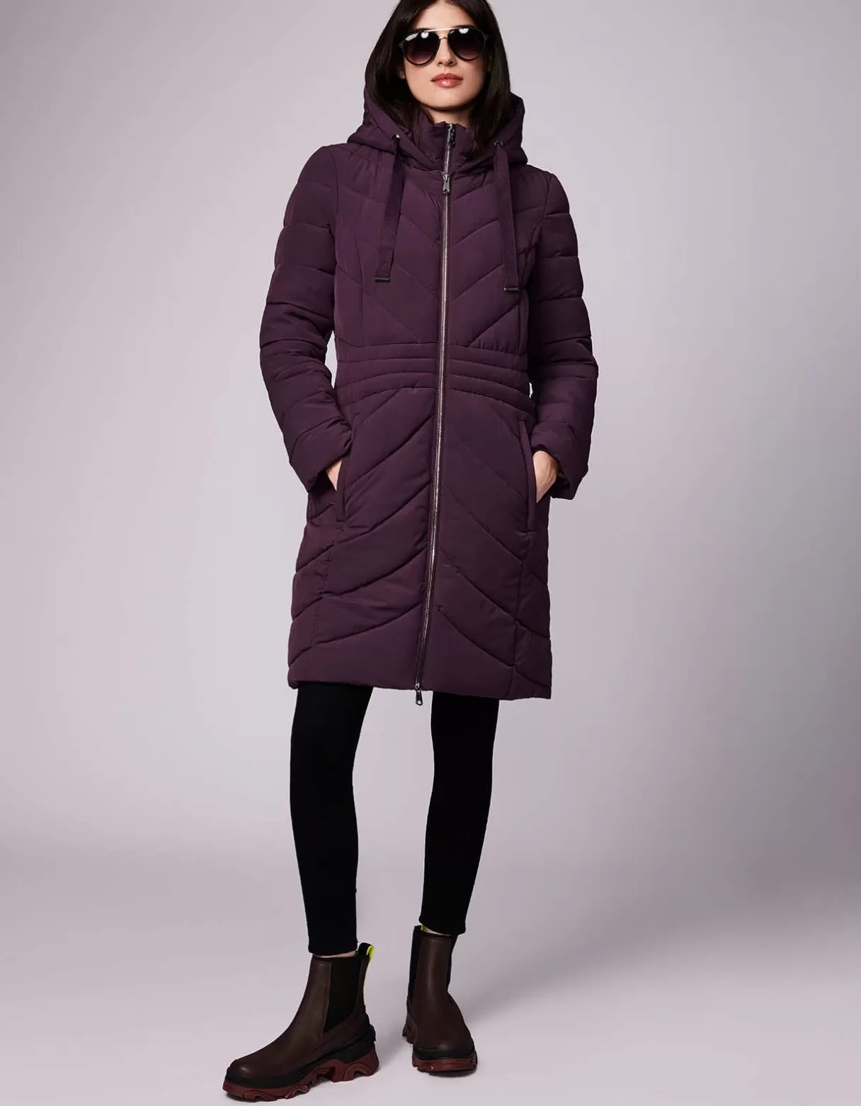 Women Bernardo Fashions Walkers>Removable Bib Puffer Jacket