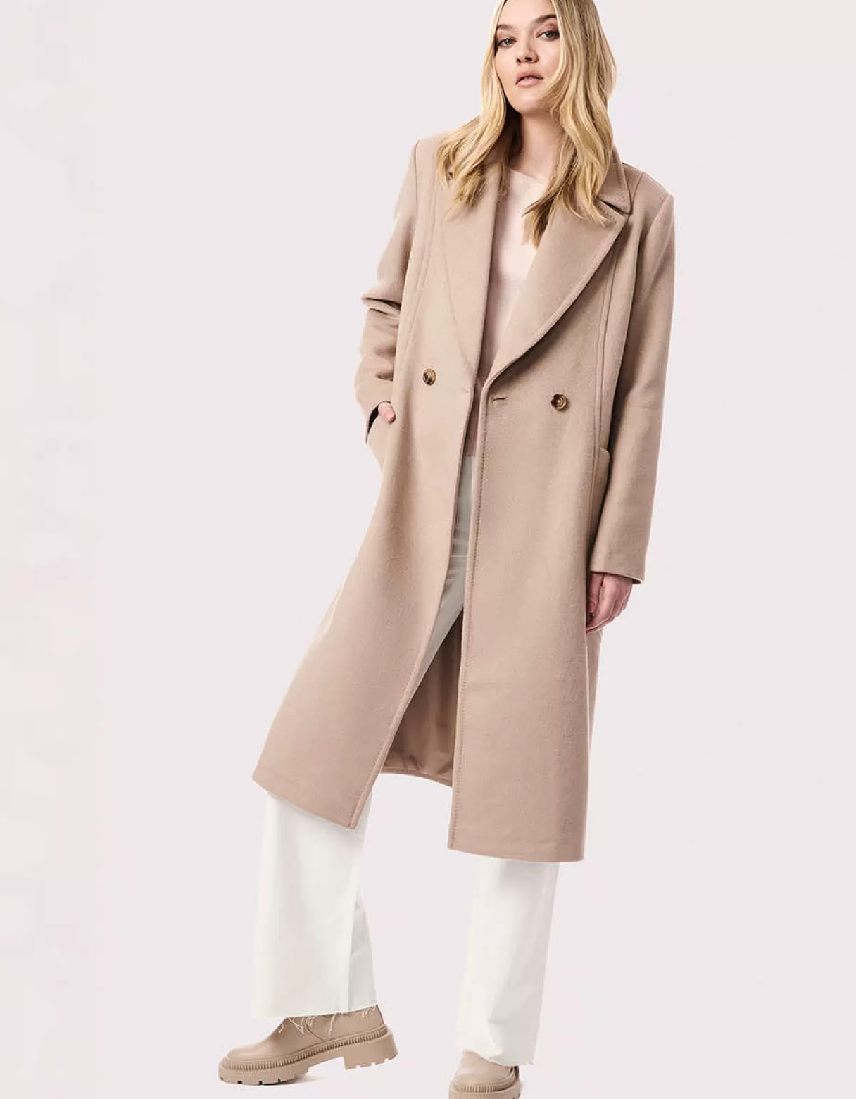 Women Bernardo Fashions Wool>Soho Belted Wool Coat