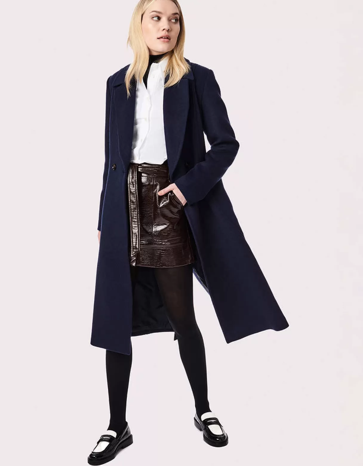 Women Bernardo Fashions Wool>Soho Belted Wool Coat