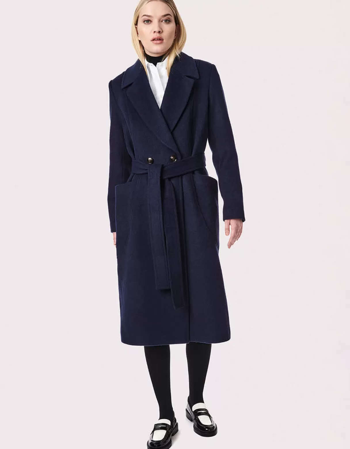 Women Bernardo Fashions Wool>Soho Belted Wool Coat