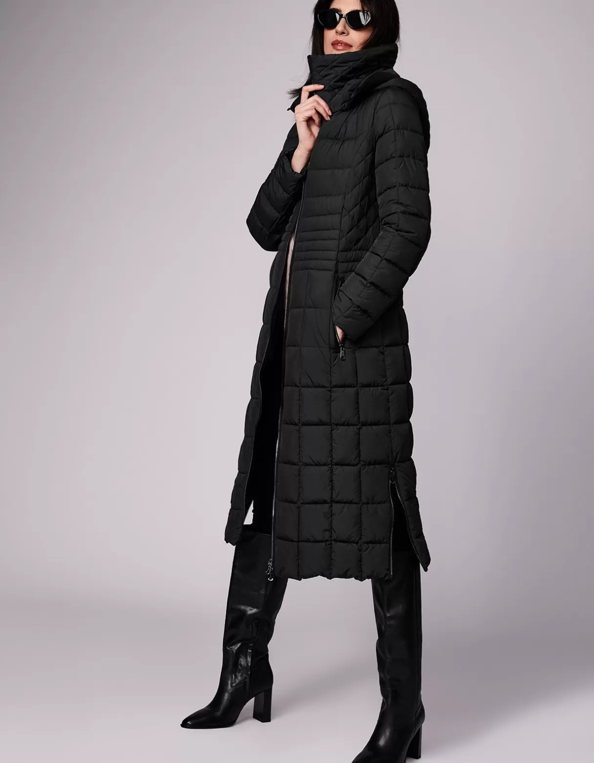 Women Bernardo Fashions Long Coats>St. Moritz Long Puffer Coat