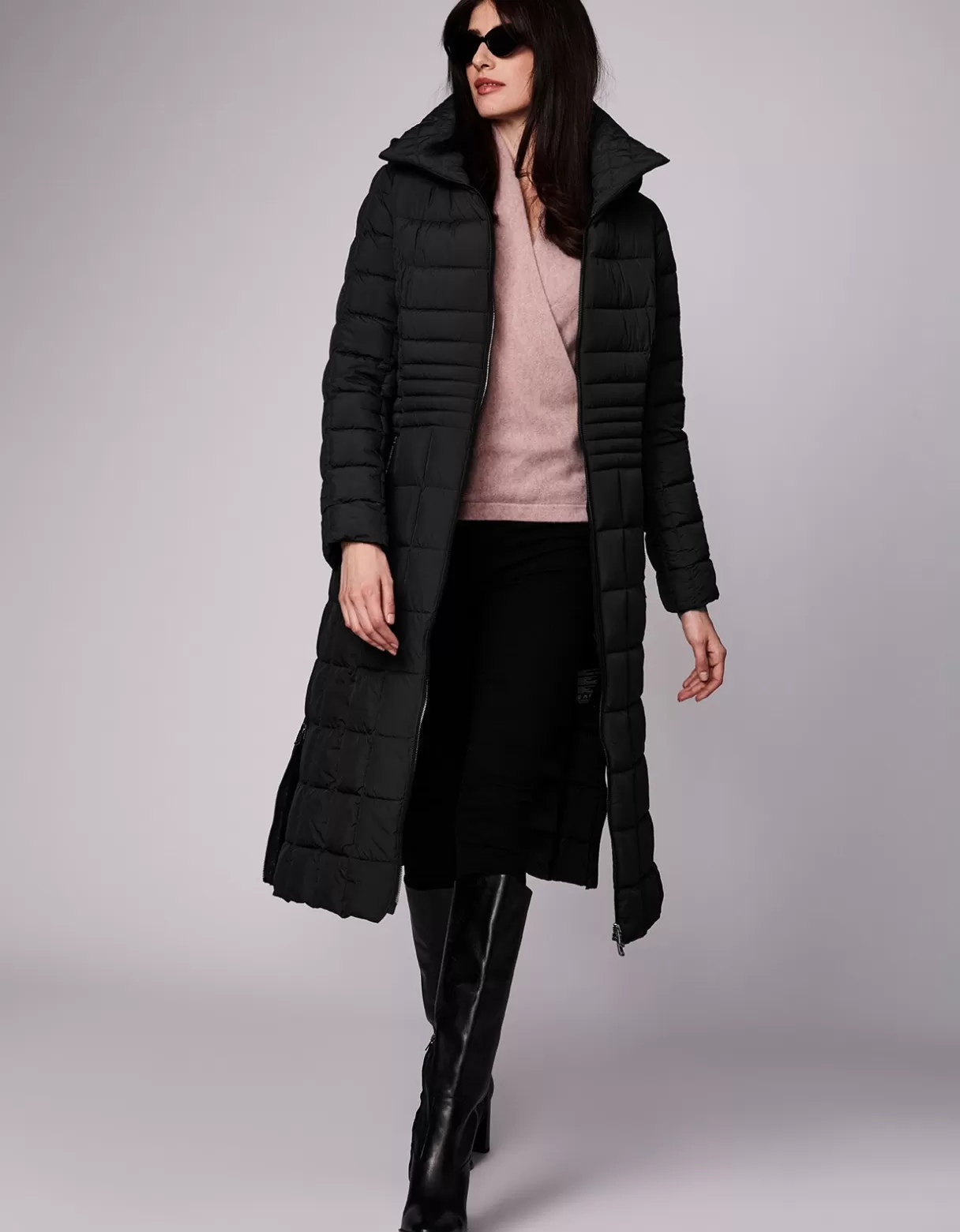 Women Bernardo Fashions Long Coats>St. Moritz Long Puffer Coat