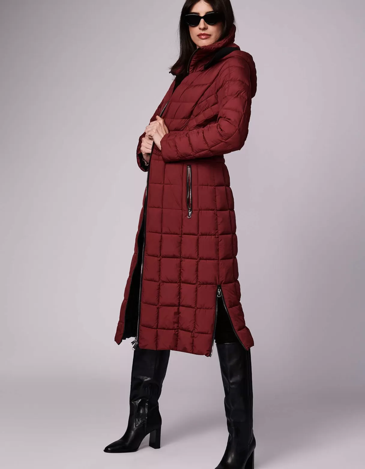 Women Bernardo Fashions Long Coats>St. Moritz Long Puffer Coat