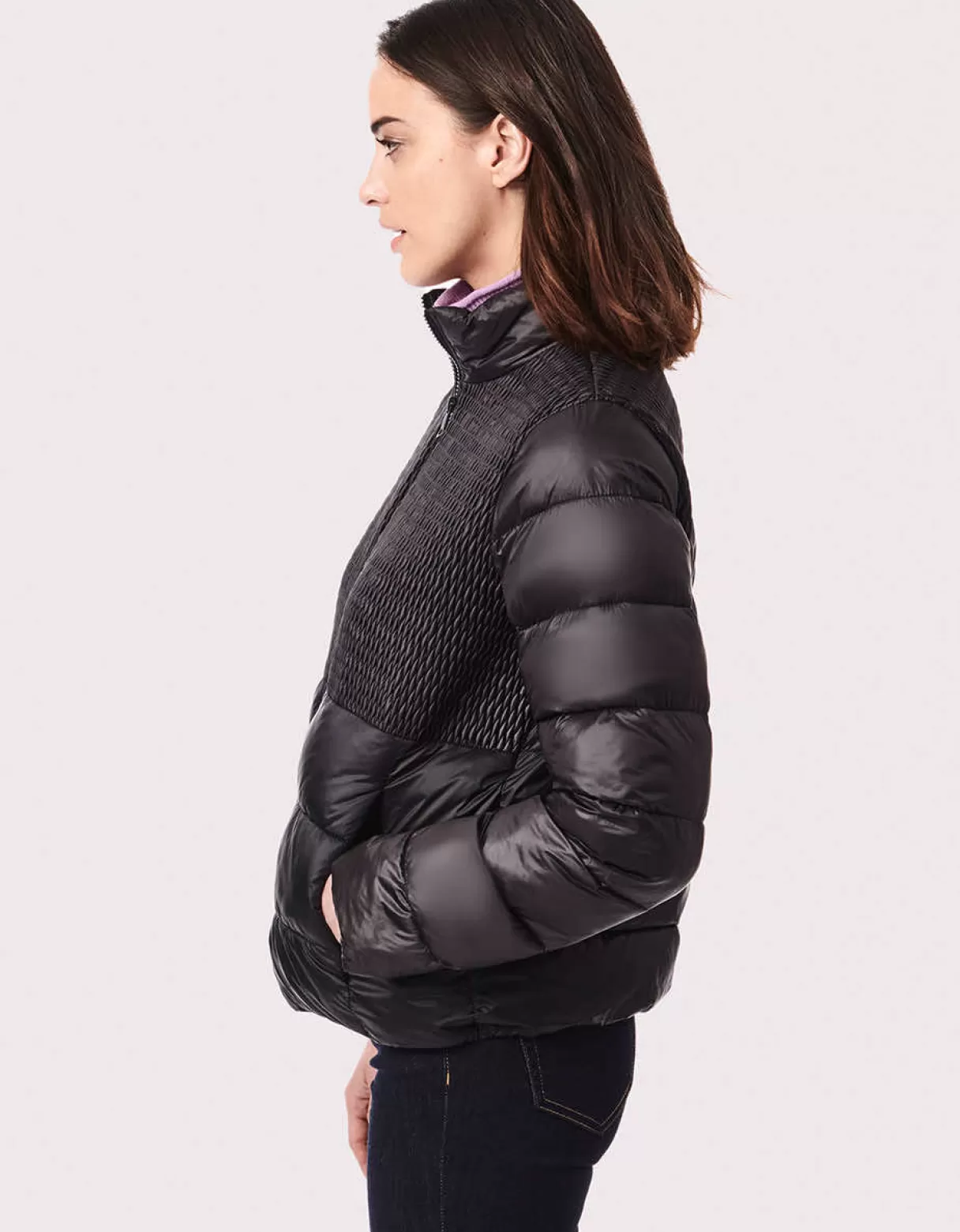 Women Bernardo Fashions Jackets>Touchable Texture Puffer Jacket