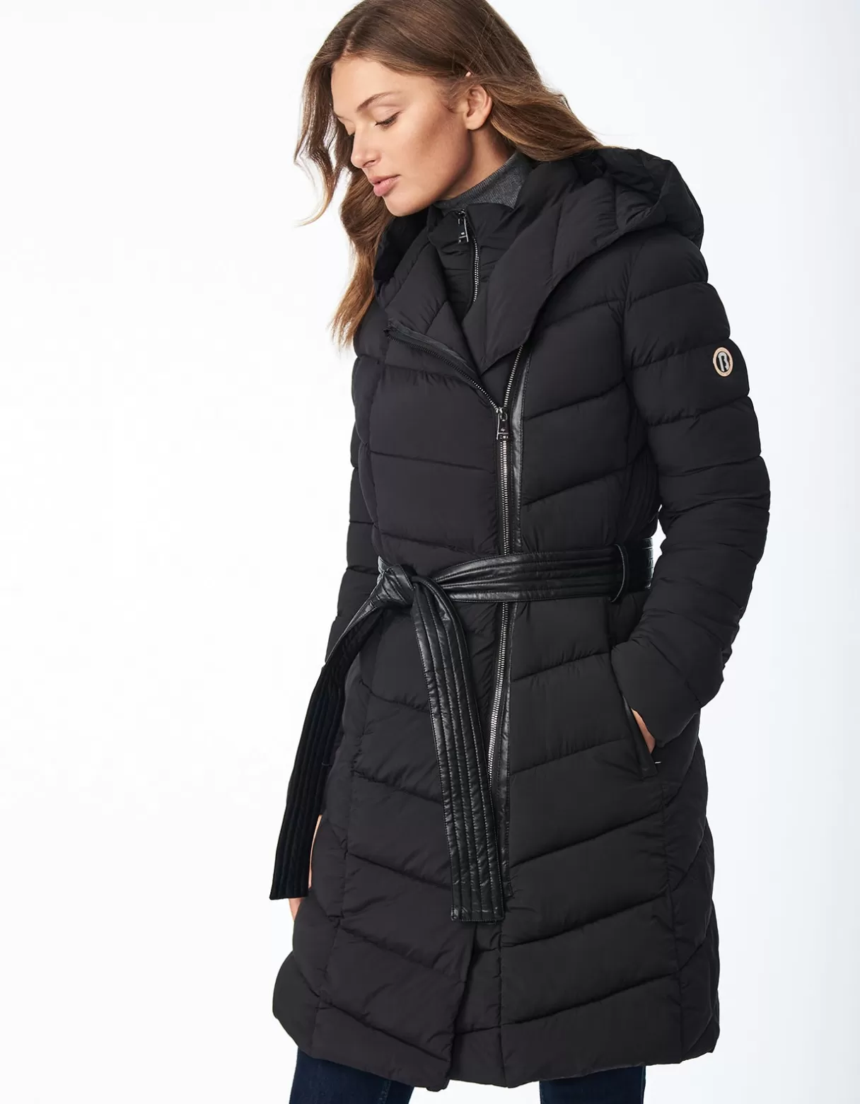 Women Bernardo Fashions Heavy Winter Coats>True North Double Up Puffer Coat Ii